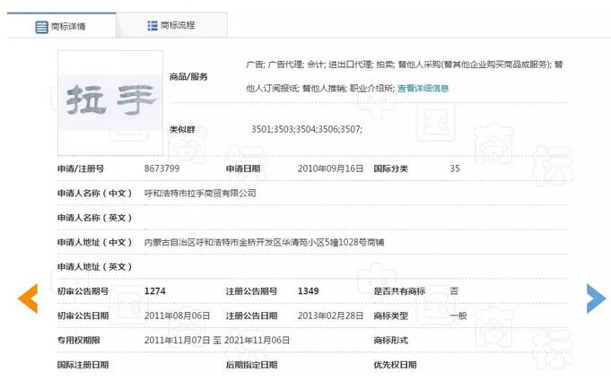 商標的在先使用大于持有商標？“拉手”商標爭議拉鋸戰打響