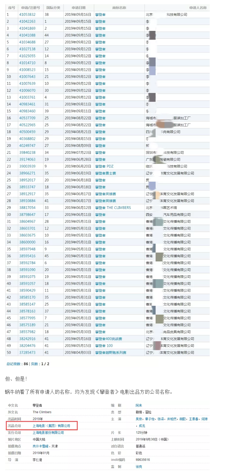 繼《我和我的祖國》，又有兩檔國慶大片未注冊商標(biāo)！