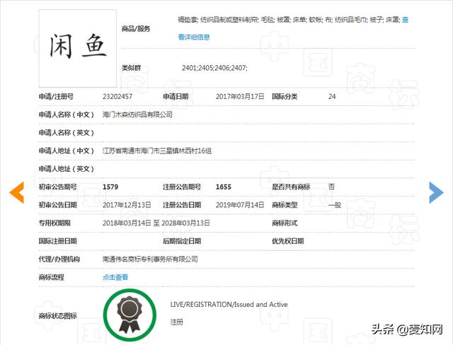 阿里的“動物園”都有商標，唯獨“閑魚”商標的注冊，太難了