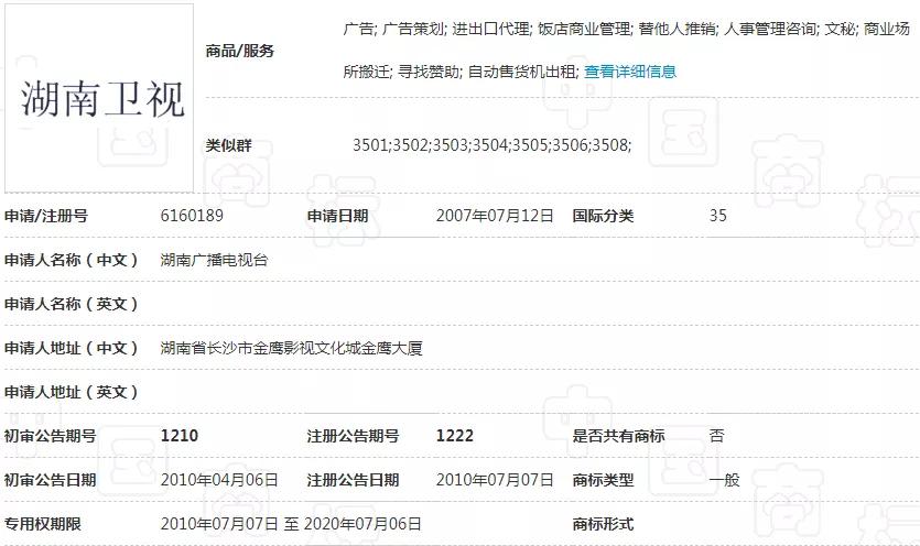 湖南衛視使用“湖南衛視”被判侵權，構成不正當競爭及商標侵權！ 