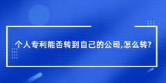 個人專利能否轉到自己的公司（個人專利轉到自己的公司怎么轉）